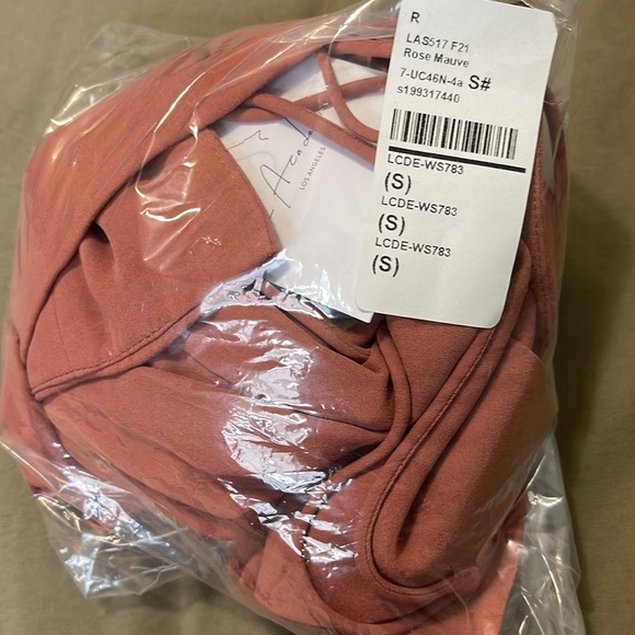 NWT L’Academie nikita corset long sleeve structured blouse - Picture 4 of 6